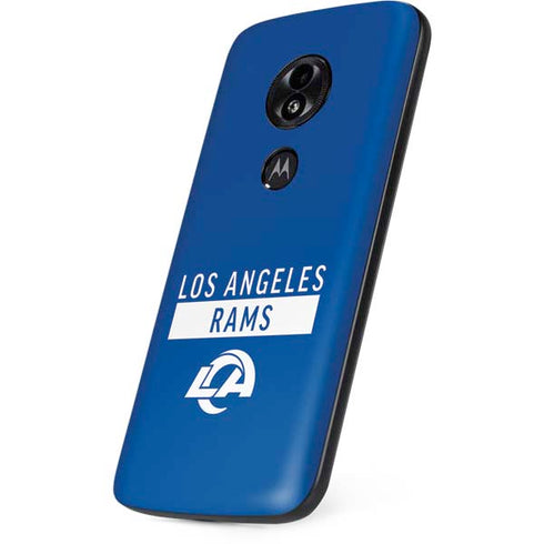 NFL Los Angeles Rams Blue Performance Series Moto E5 Play Skin